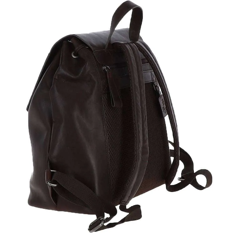 Ashwood Leather Windmere Waxy Leather Travel Rucksack - Brown