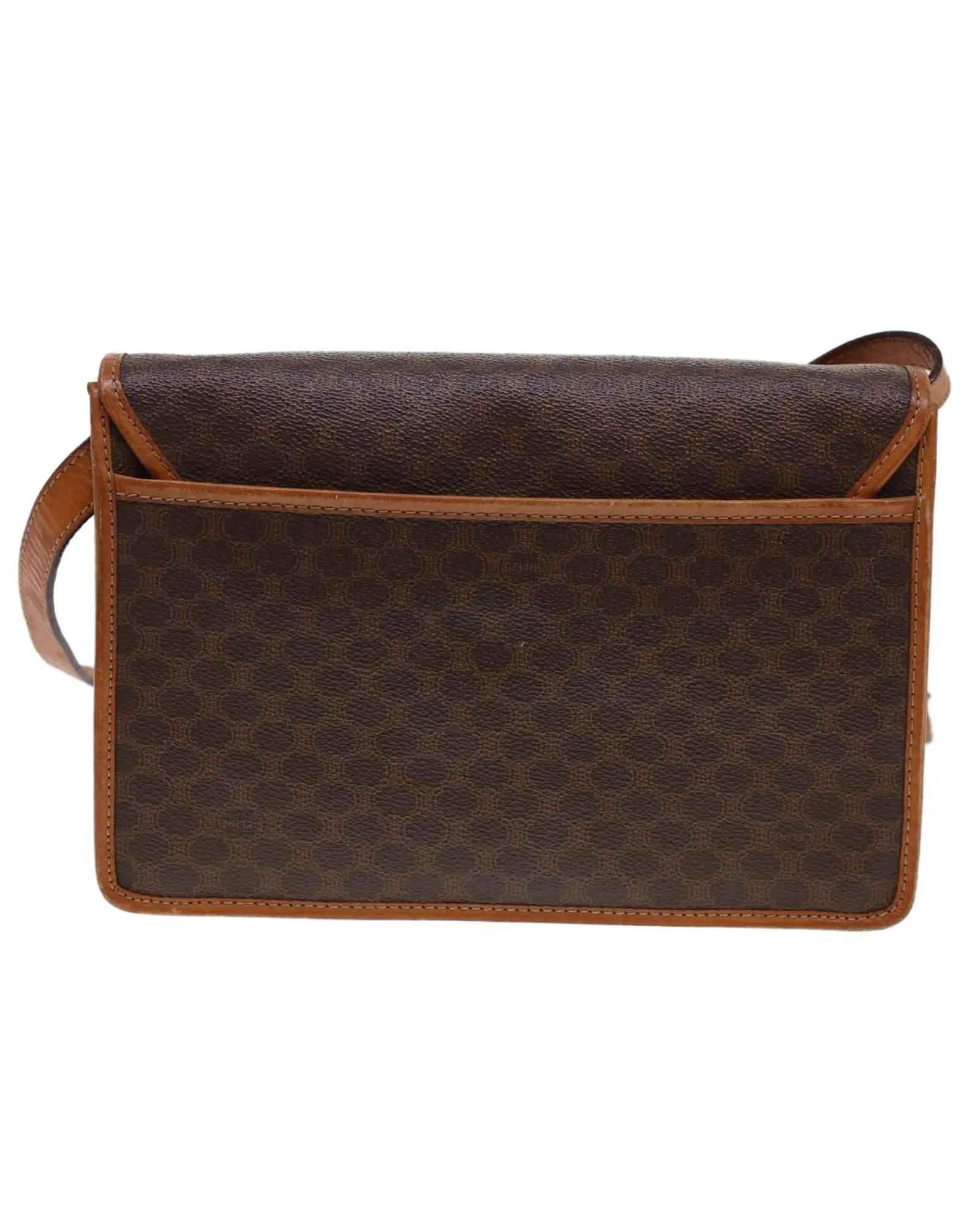 Authentic CELINE Macadam Canvas Shoulder Bag