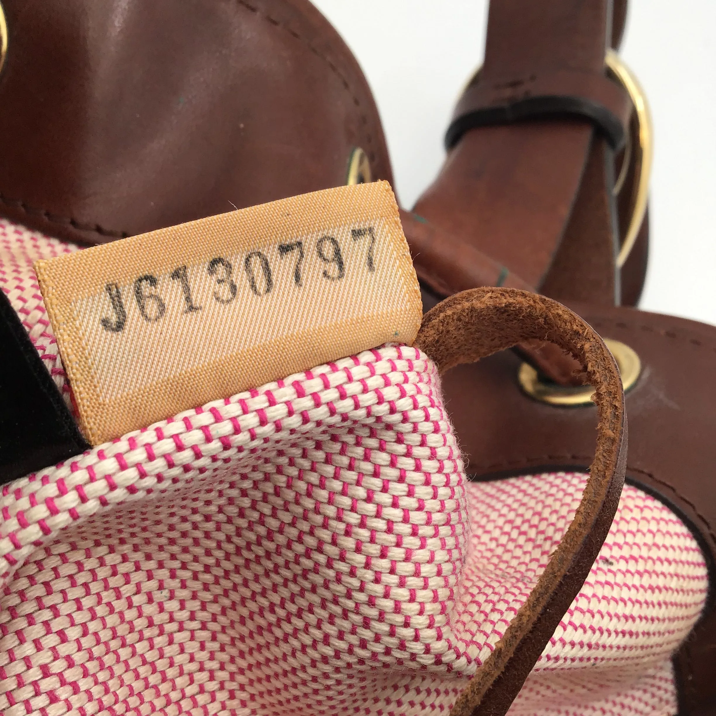 Authentic Dooney & Bourke Brown Luxury Leather Satchel Bag - COA Included