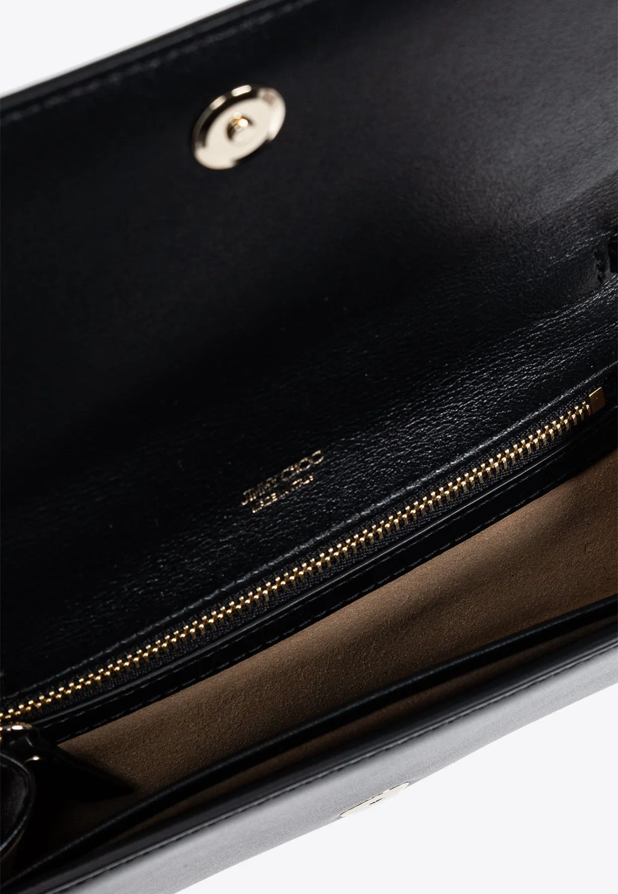 Avenue Logo-Plaque Clutch with Chain