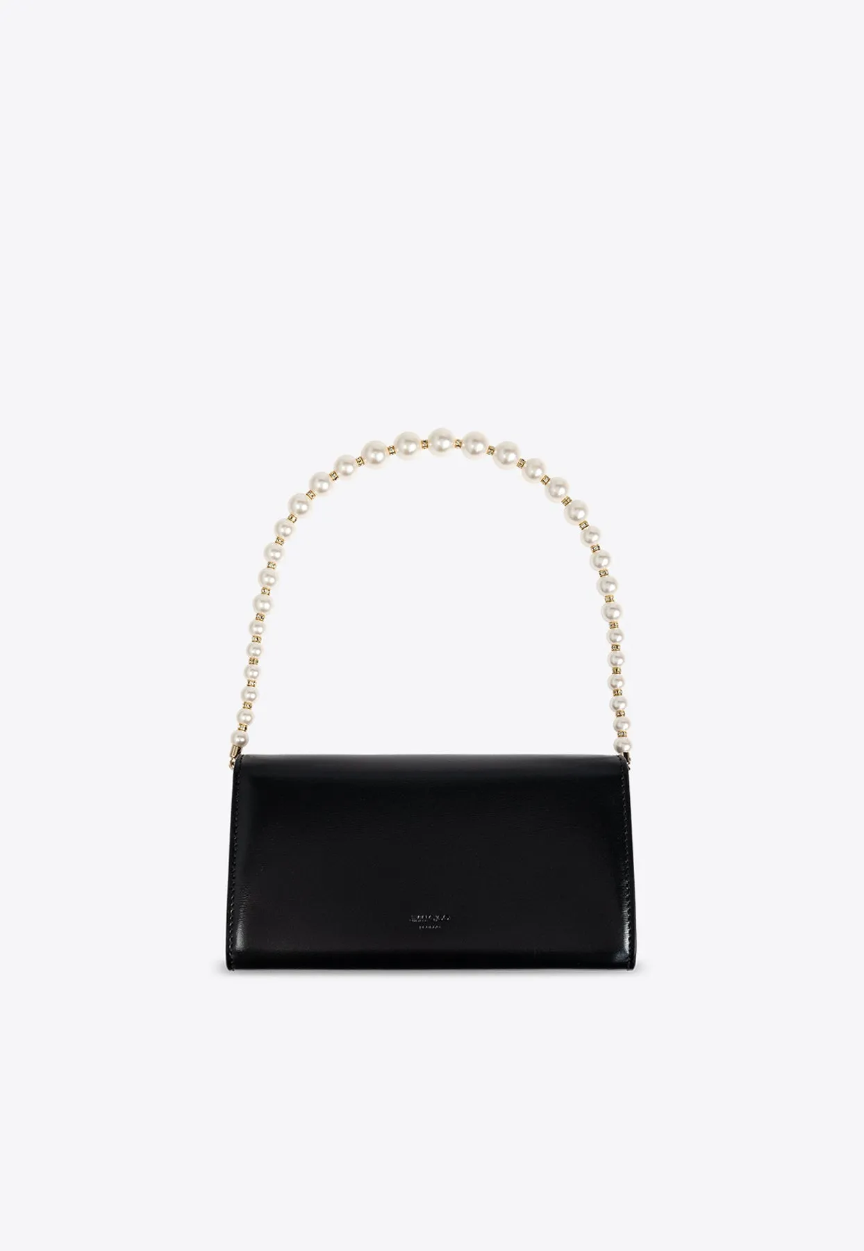 Avenue Logo-Plaque Clutch with Chain