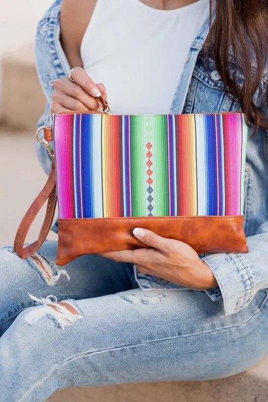 Aztec Print Clutches