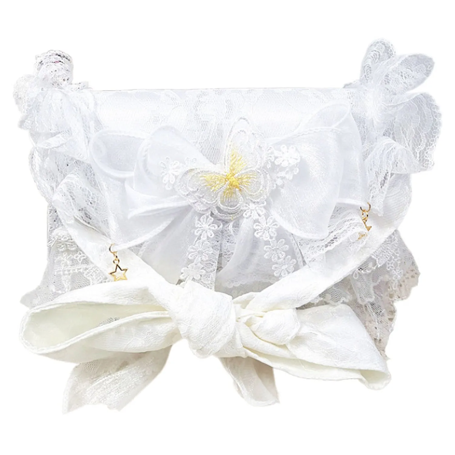 B01 Women's Purses Handbags Envelope Clutch Bags Tassel Lace Flowers Wedding Evening Bag