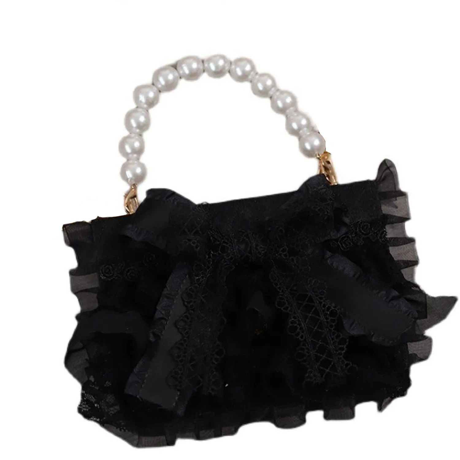 B01 Women's Purses Handbags Envelope Clutch Bags Tassel Lace Flowers Wedding Evening Bag
