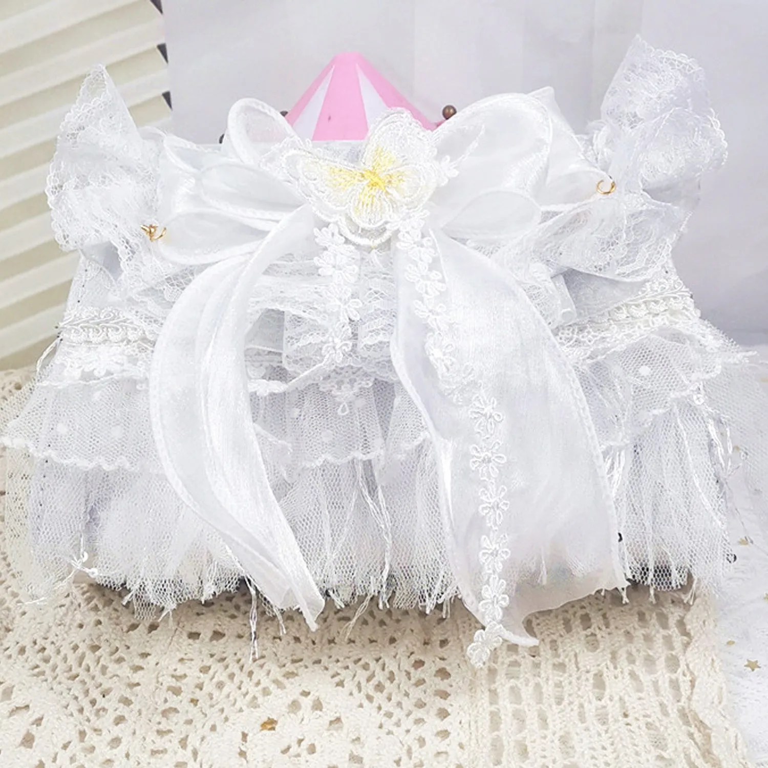 B01 Women's Purses Handbags Envelope Clutch Bags Tassel Lace Flowers Wedding Evening Bag