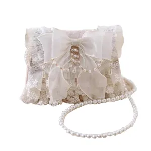 B01 Women's Purses Handbags Envelope Clutch Bags Tassel Lace Flowers Wedding Evening Bag