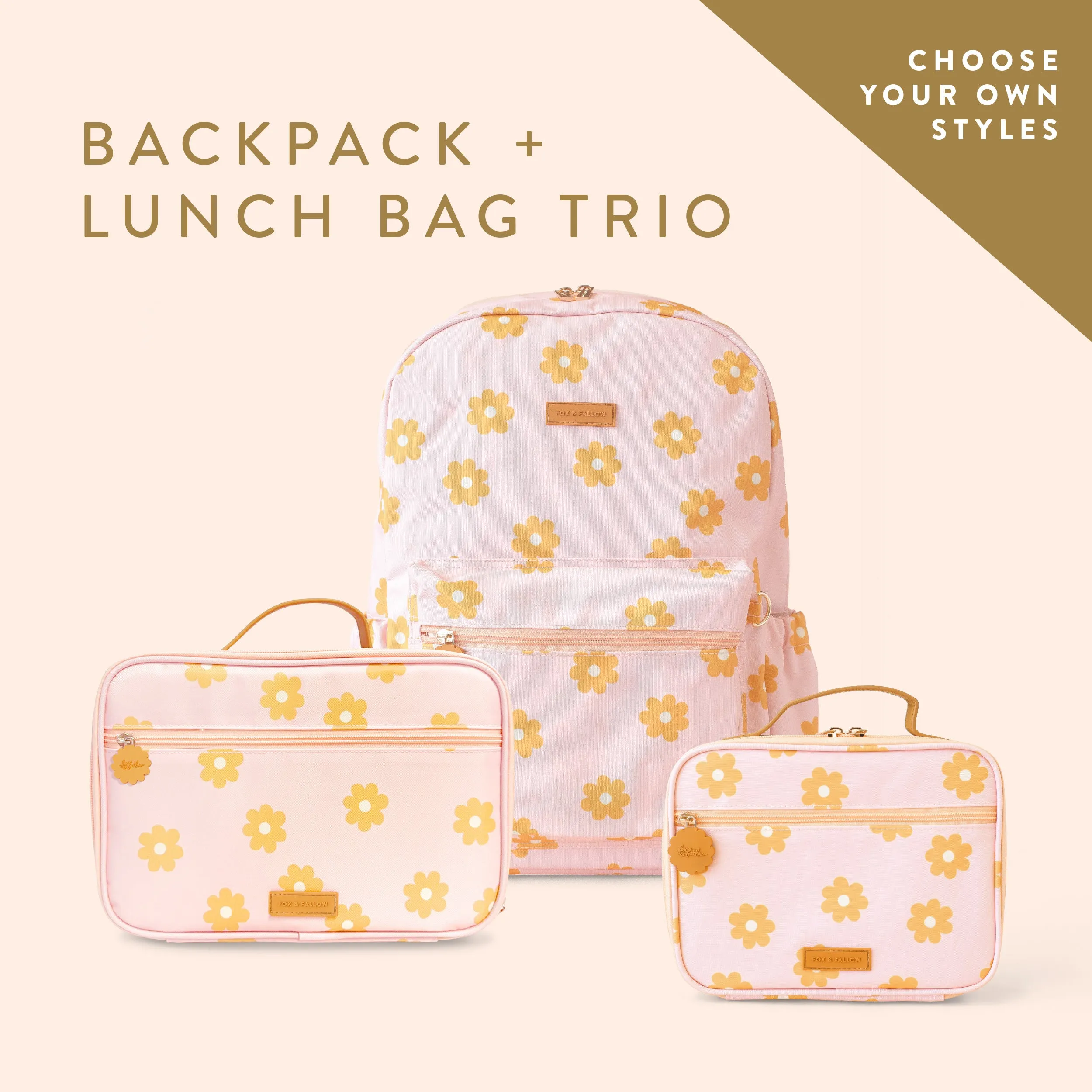 Backpack   Lunch Bag Trio Bundle - (PREORDER - 7 FEB)