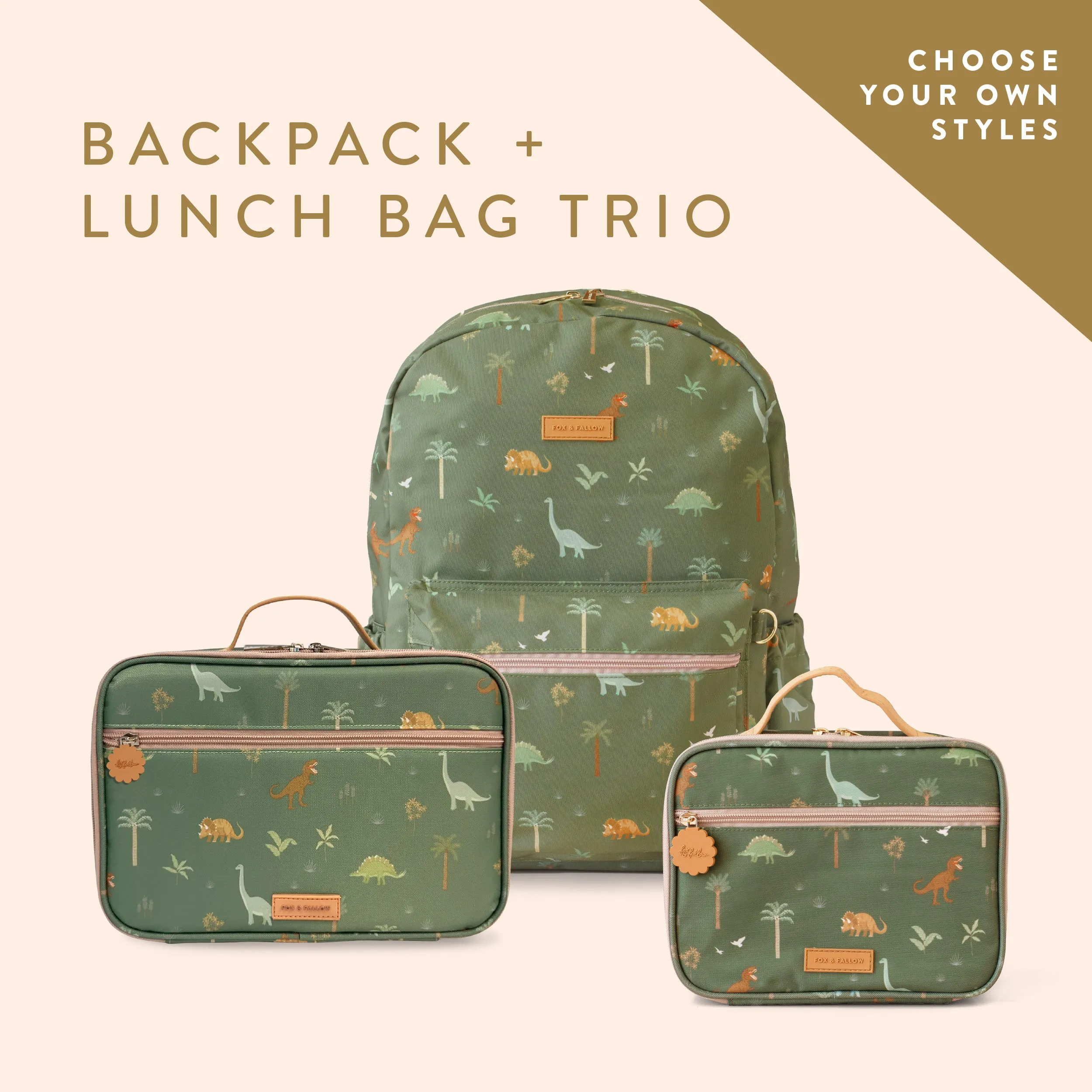Backpack   Lunch Bag Trio Bundle - (PREORDER - 7 FEB)