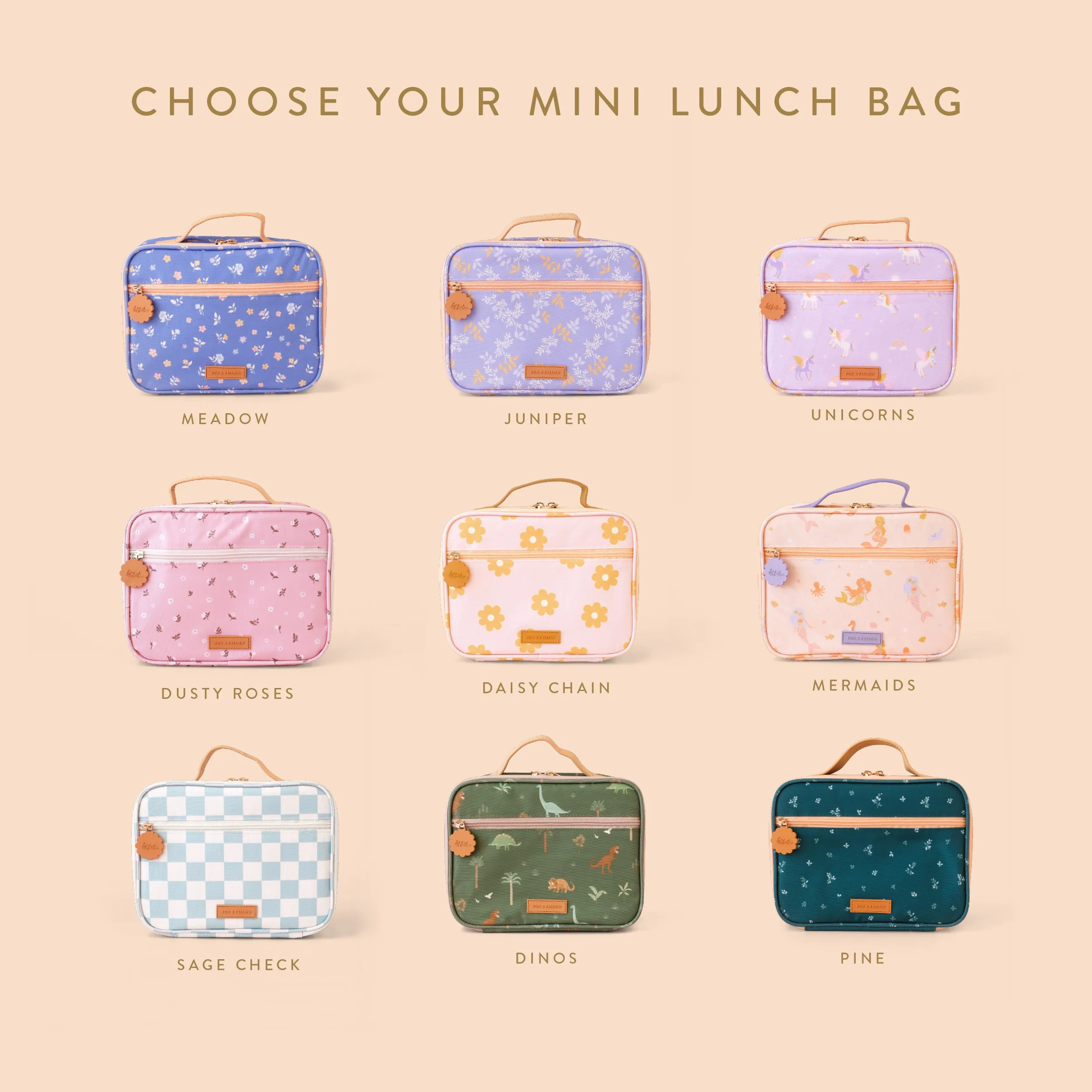 Backpack   Lunch Bag Trio Bundle - (PREORDER - 7 FEB)