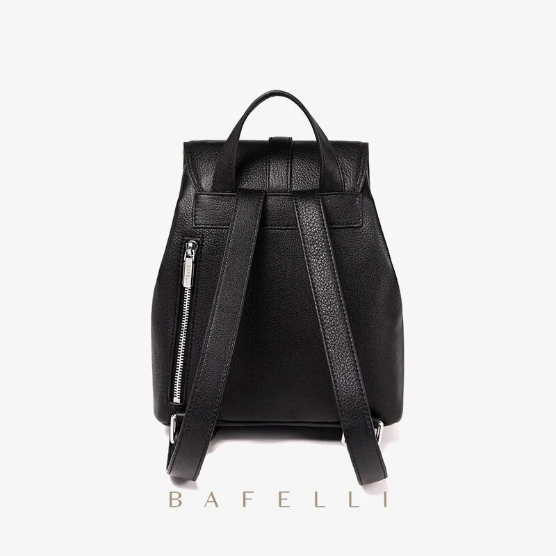 BAFELLI small backpack Genuine Leather drawstring tassel pink mochilas mujer travel bag teenagers girls school backpack women