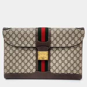 Beige Canvas Messenger Bag