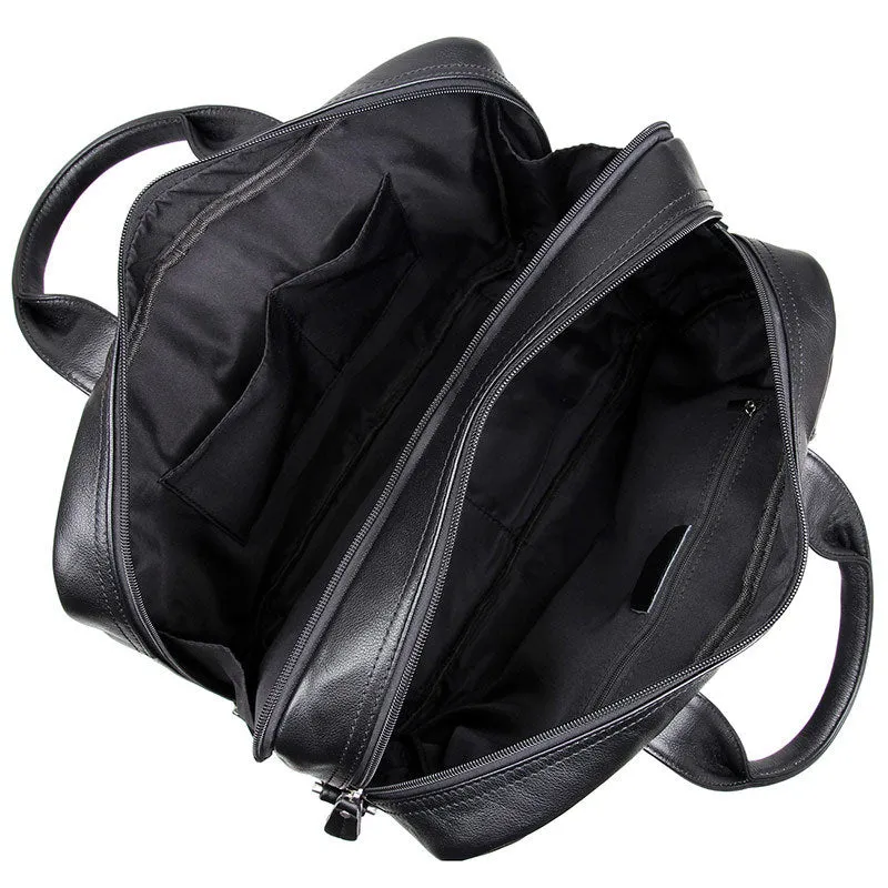Big Capacity Laptop Messenger Bag Business Briefcase Men Leather Bags Side Bags 7231