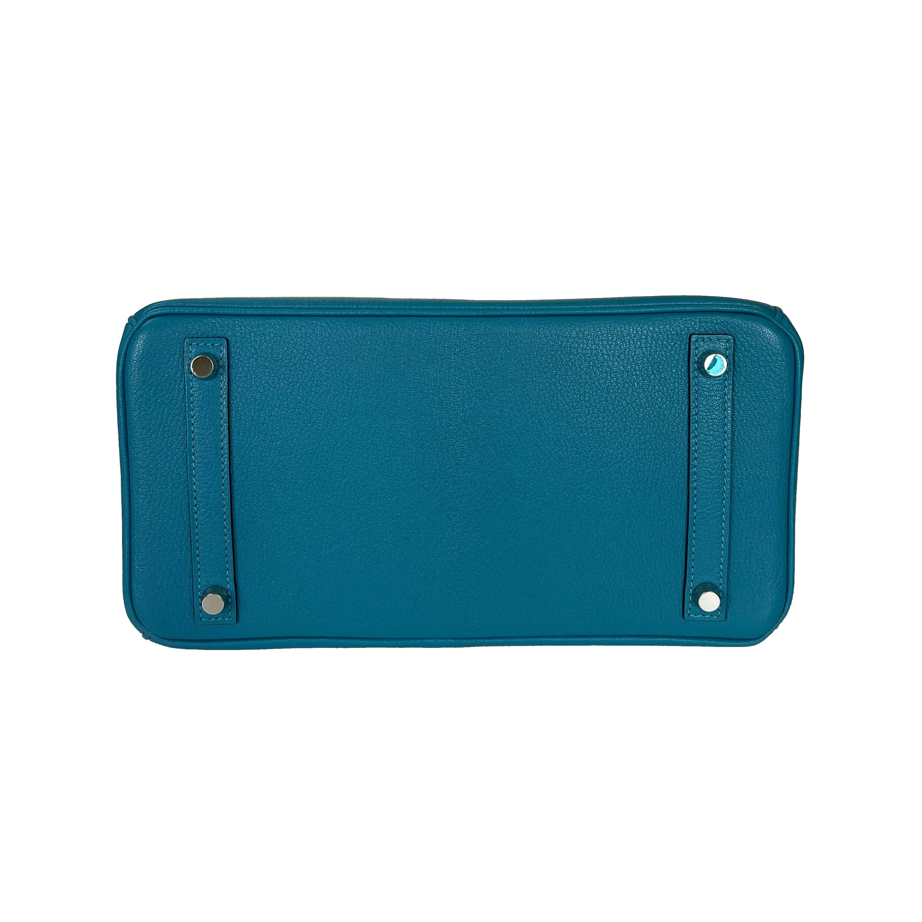 Birkin 30 Turquoise in Chèvre Leather PHW