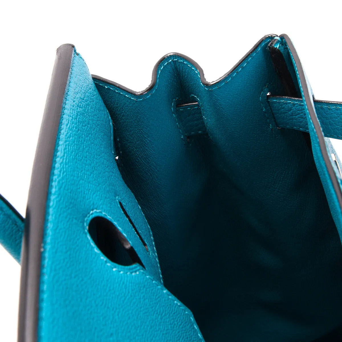 Birkin 30 Turquoise in Chèvre Leather PHW