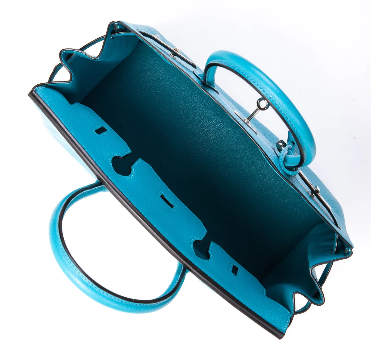 Birkin 30 Turquoise in Chèvre Leather PHW