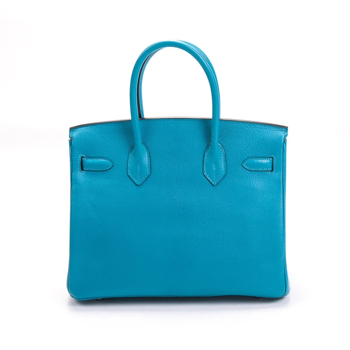 Birkin 30 Turquoise in Chèvre Leather PHW