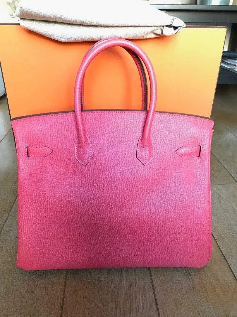 Birkin 35 Epsom Rose Jaipur