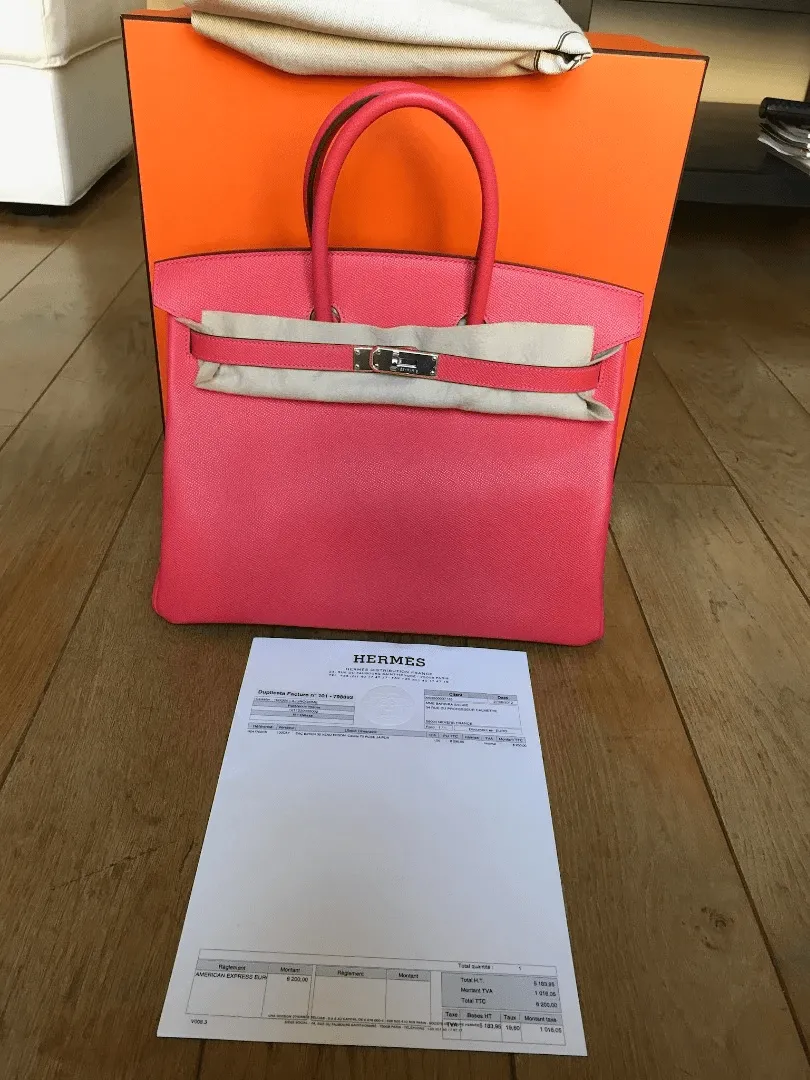 Birkin 35 Epsom Rose Jaipur