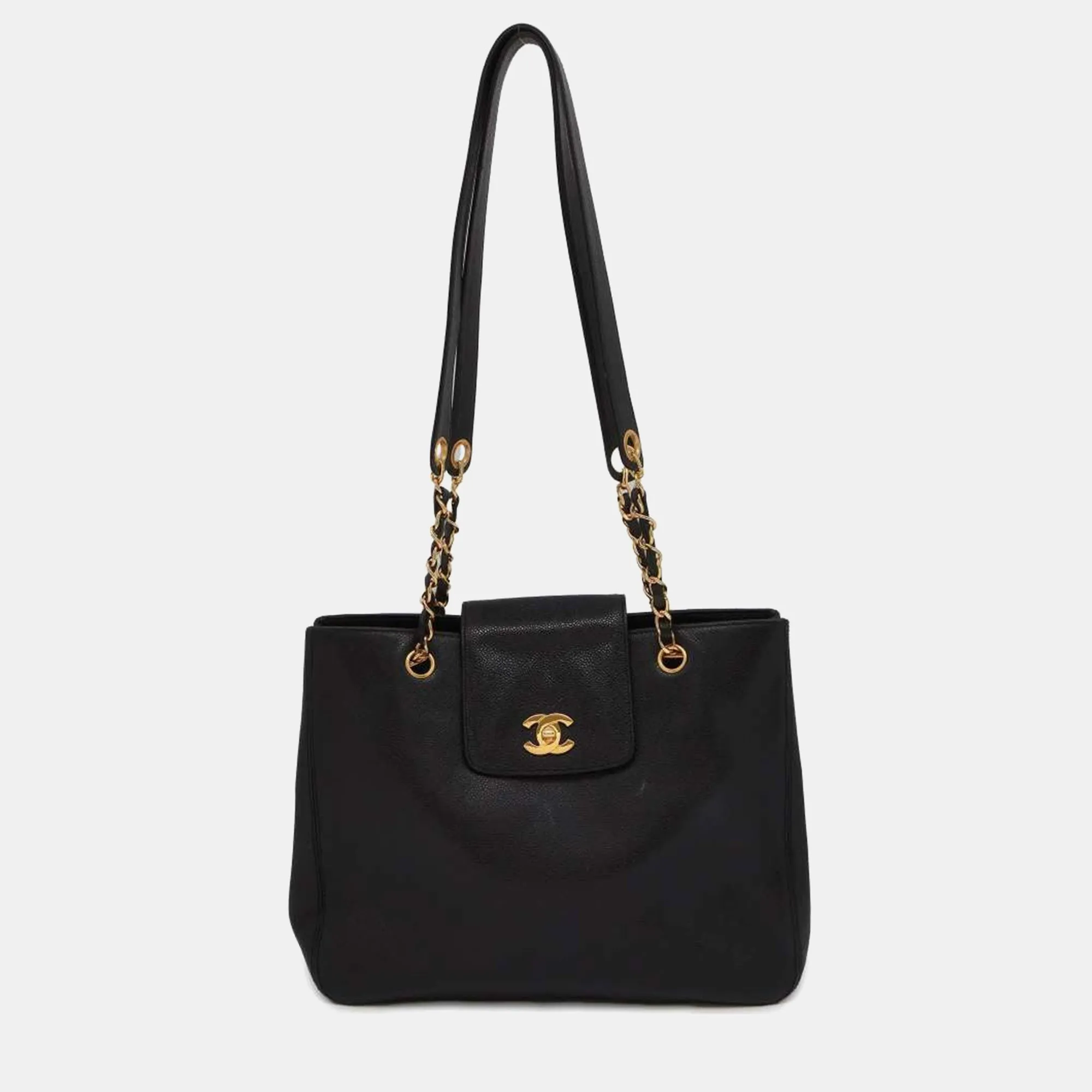 Black Caviar Leather Supermodel bag