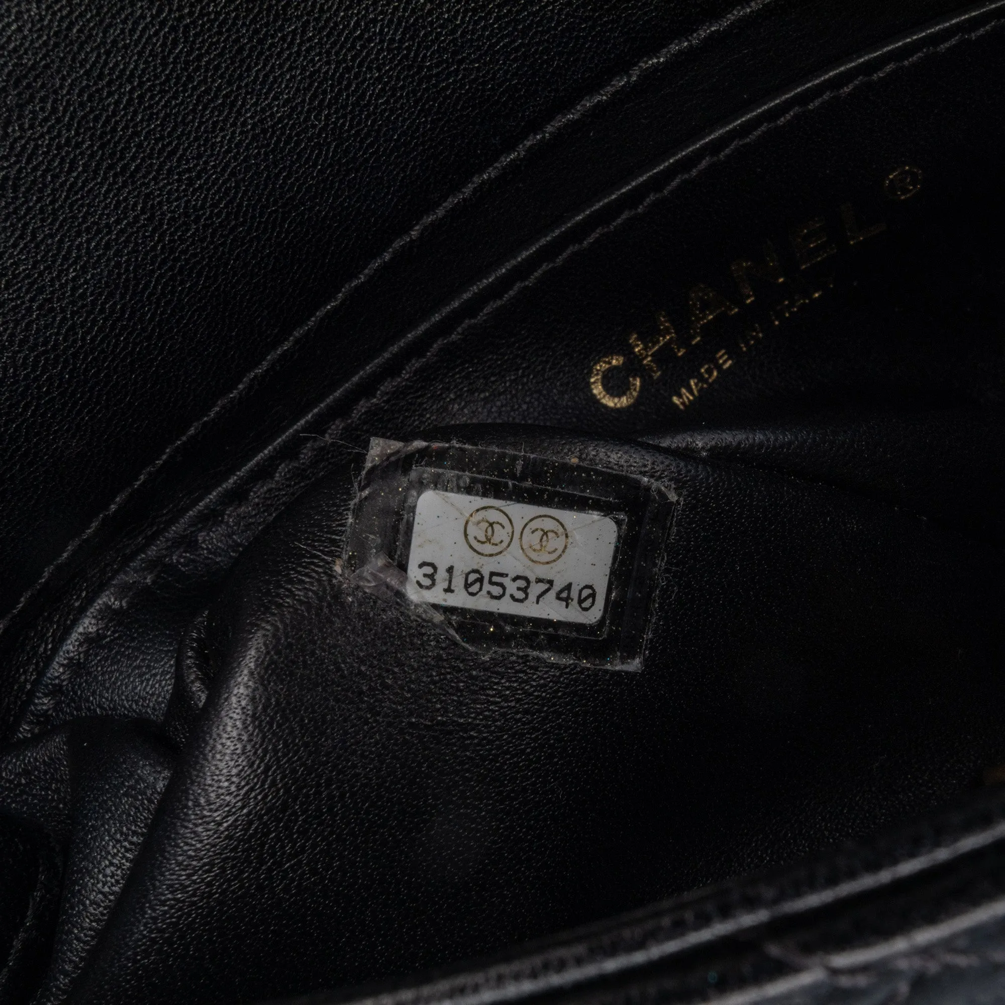 Black Chanel Small Quilted Lambskin Chain is More Flap Satchel