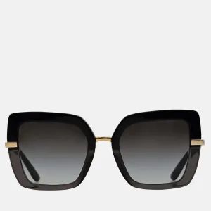 Black DG4373 Women Square Brown Sunglass