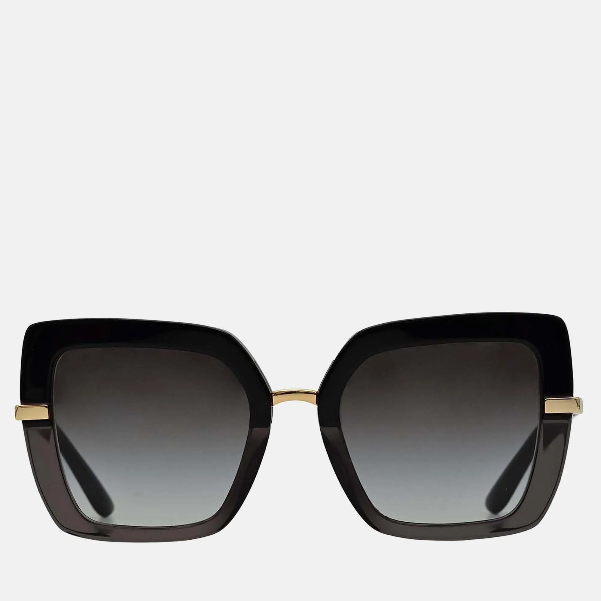 Black DG4373 Women Square Brown Sunglass