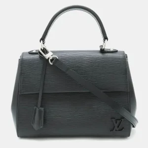 Black Epi Leather Cluny Shoulder Bags