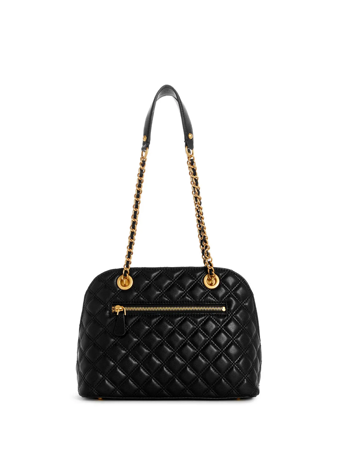 Black Giully Dome Satchel Bag