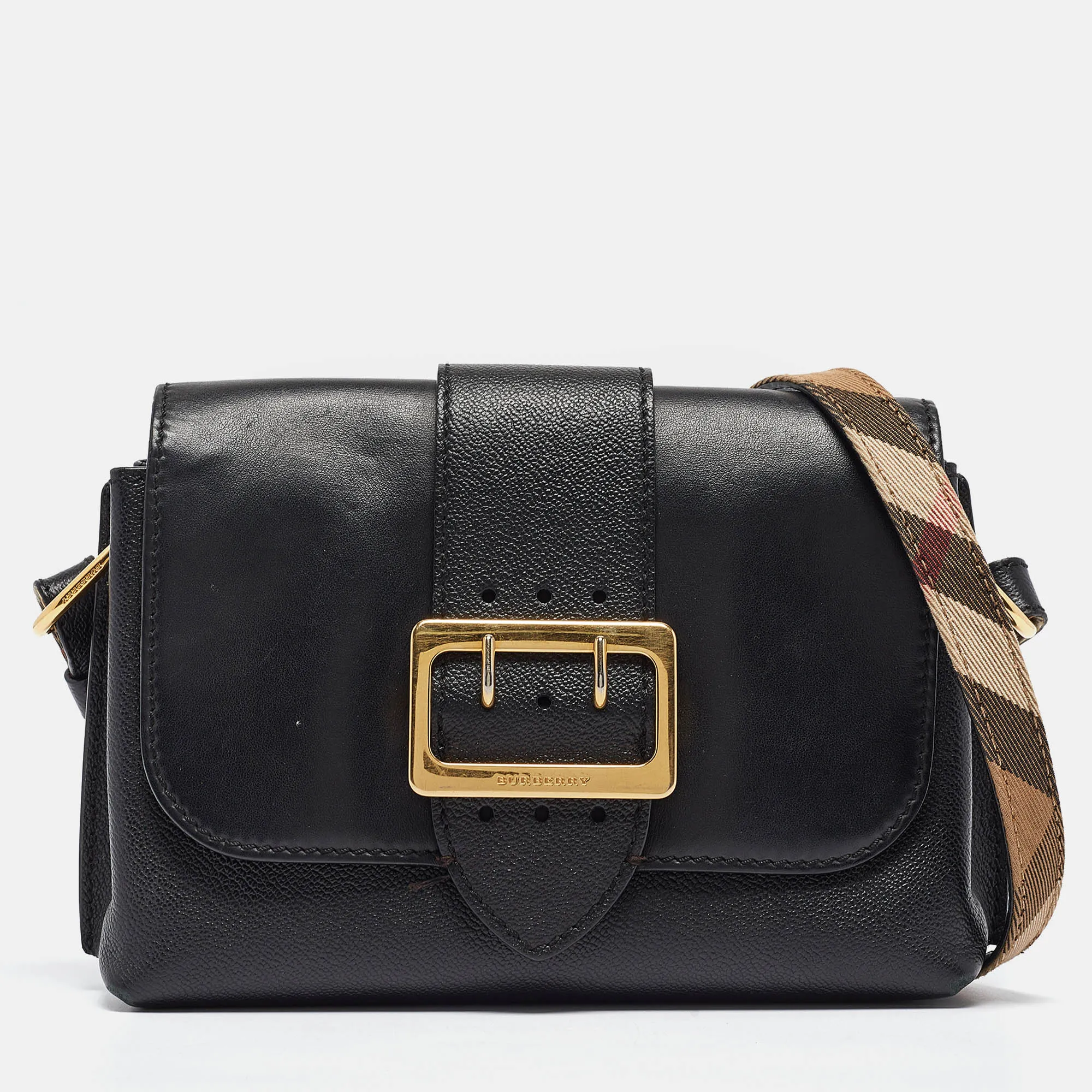 Black Leather Small Medley Crossbody Bag