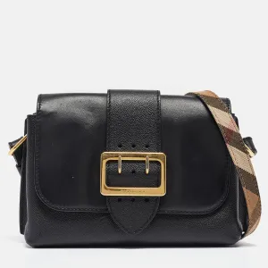 Black Leather Small Medley Crossbody Bag