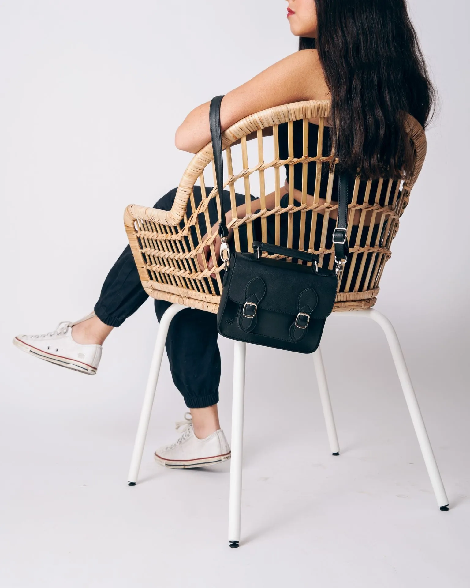 Black Mini Satchel