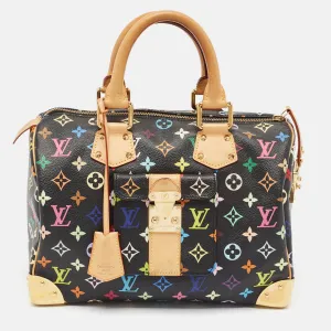 Black Monogram Multicolore Canvas Speedy 30 Bag