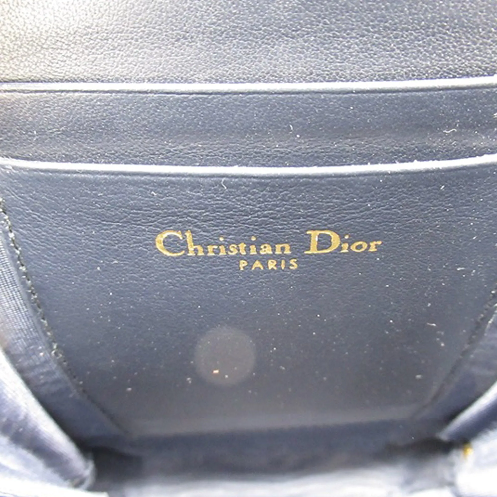 Blue Dior Oblique 30 Montaigne Phone Holder Satchel