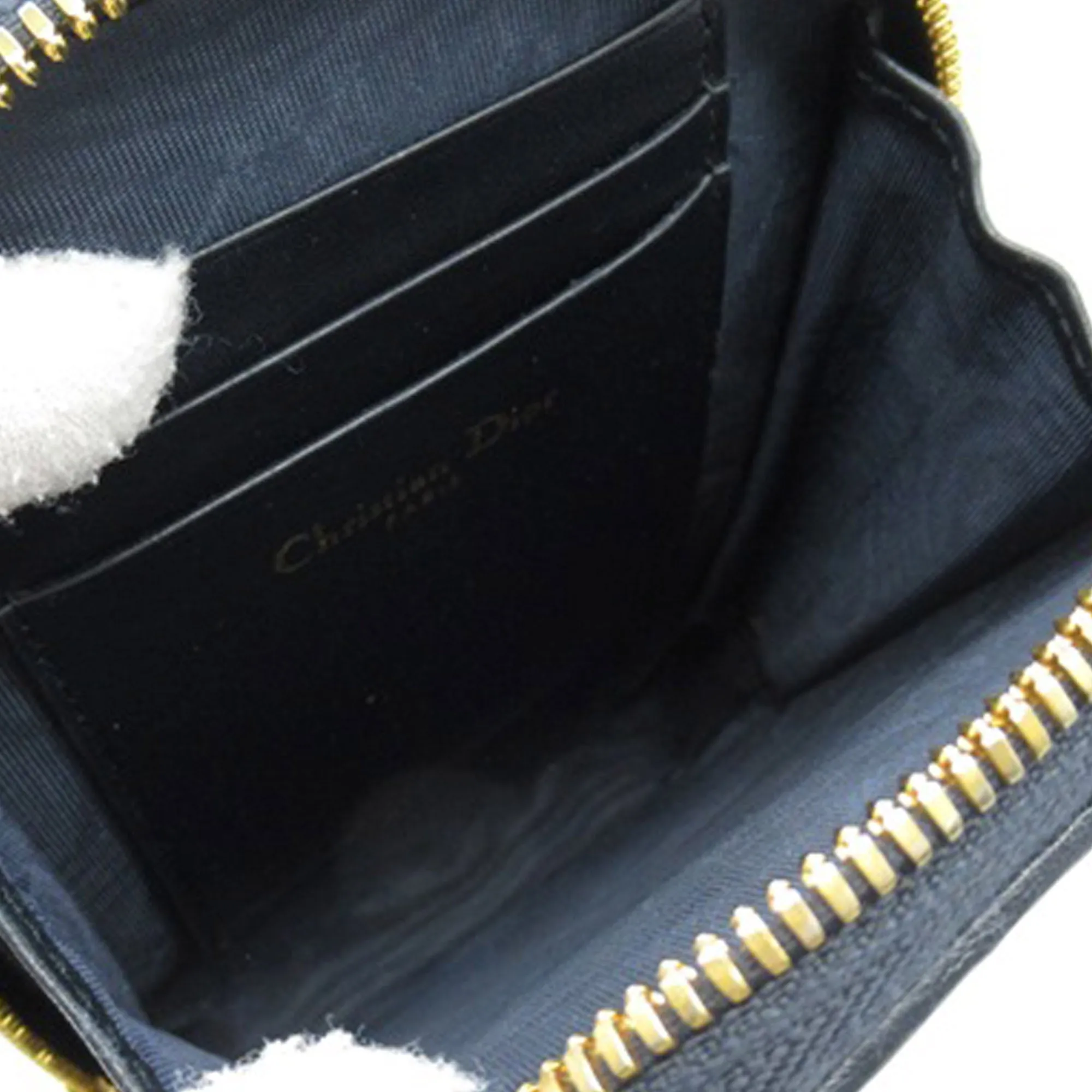 Blue Dior Oblique 30 Montaigne Phone Holder Satchel