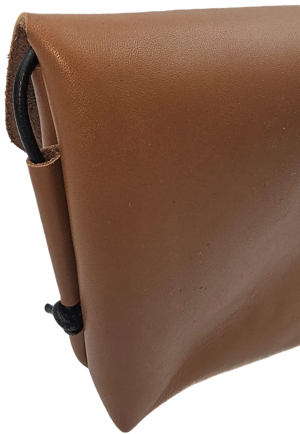 Brown crossbody women's leather bag