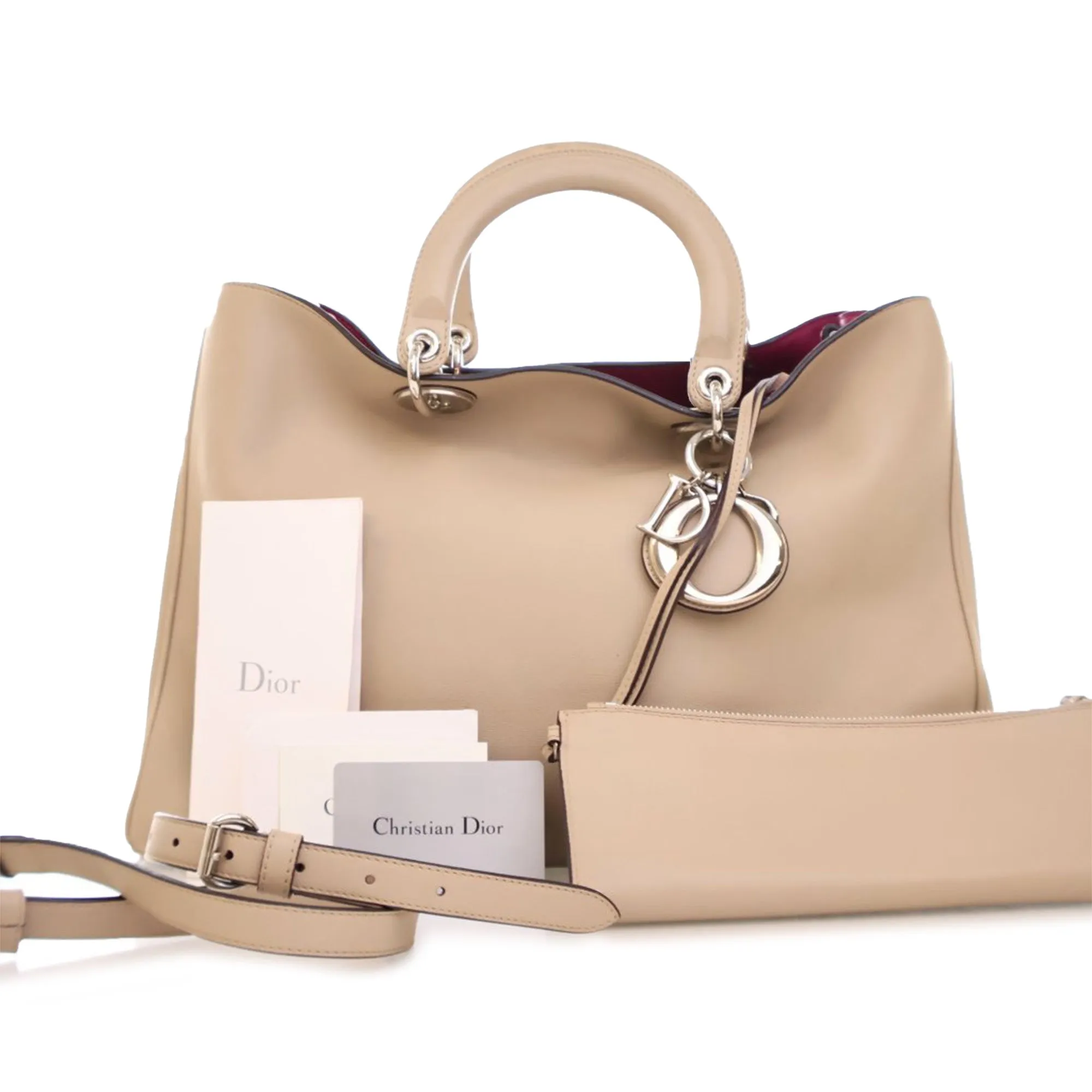 Brown Dior Large Diorissimo Satchel