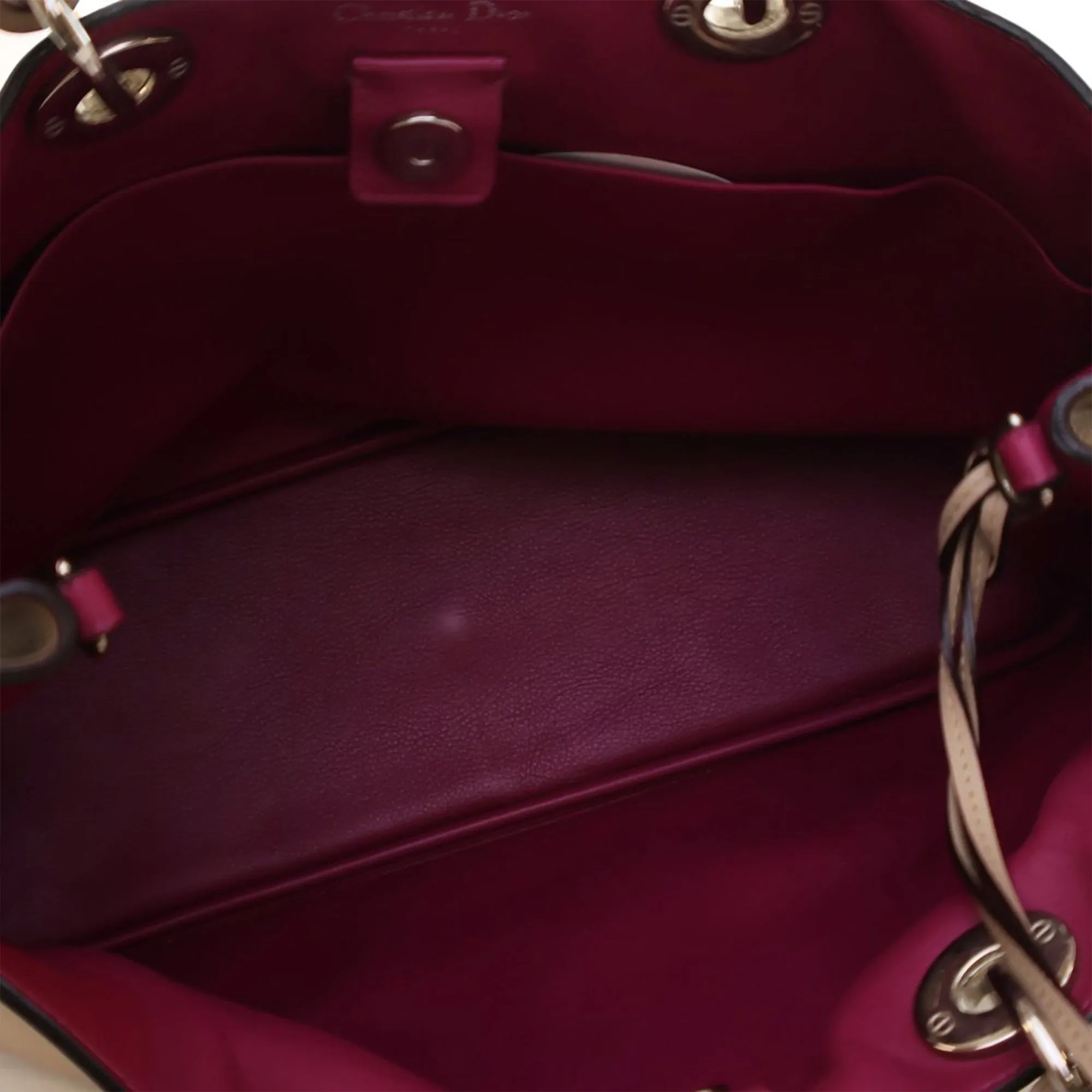 Brown Dior Large Diorissimo Satchel
