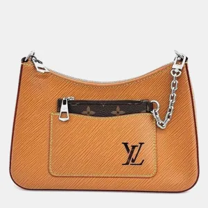 Brown Epi Marelle Shoulder Bag