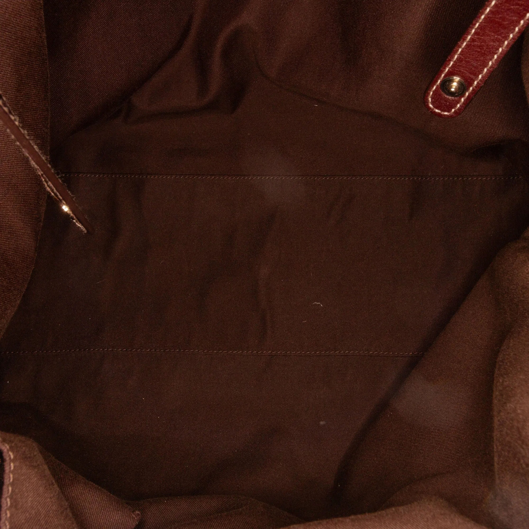 Brown Gucci Dialux Britt Tote