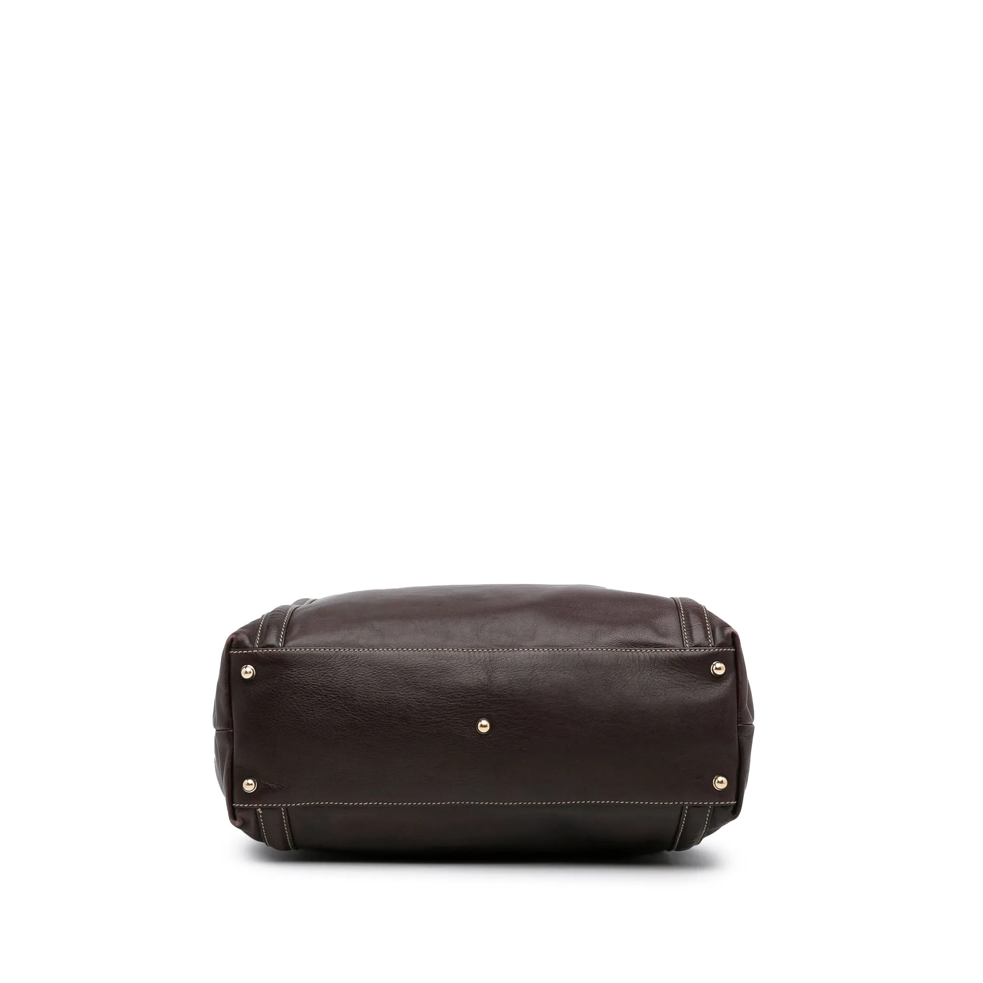 Brown Gucci Dialux Britt Tote