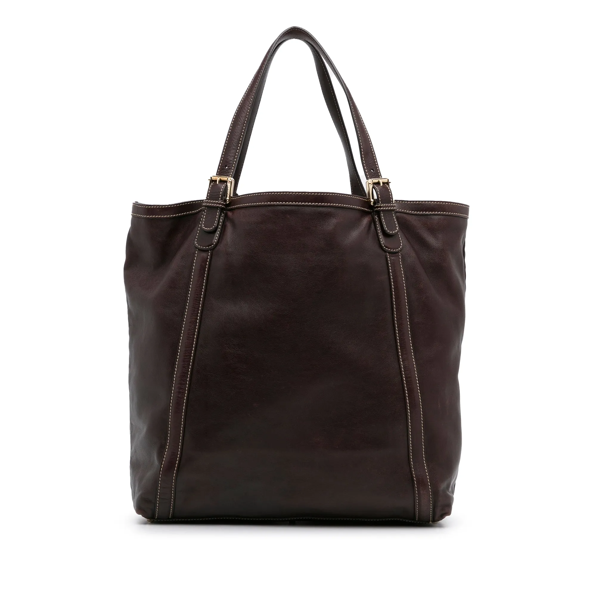 Brown Gucci Dialux Britt Tote