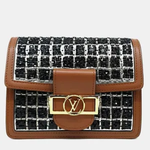 Brown Leather Dauphine Mini Bag