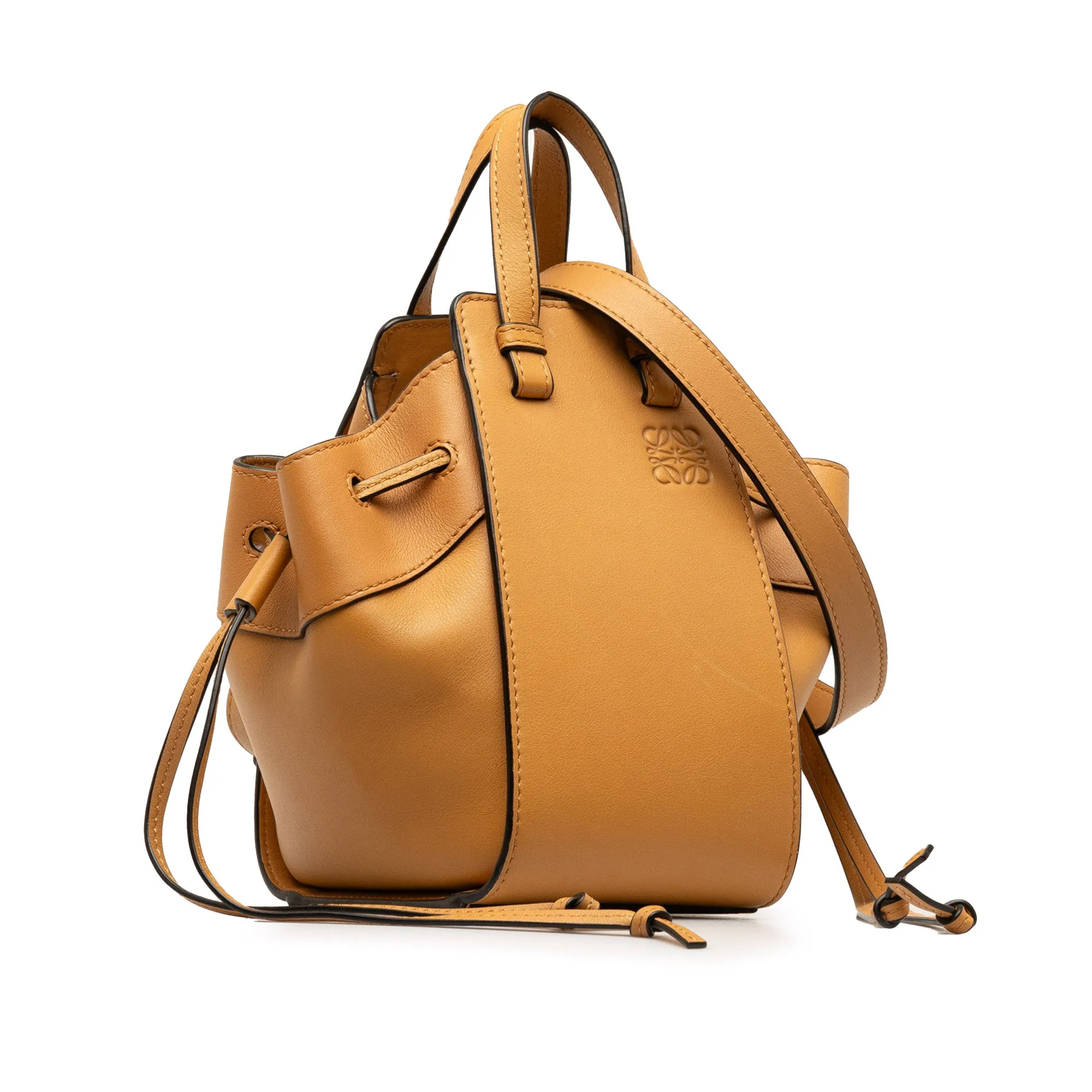 Brown LOEWE Mini Hammock Bag Satchel