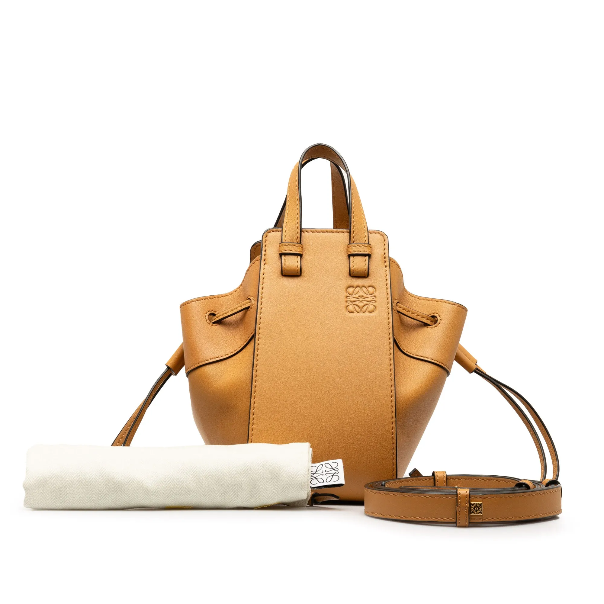 Brown LOEWE Mini Hammock Bag Satchel