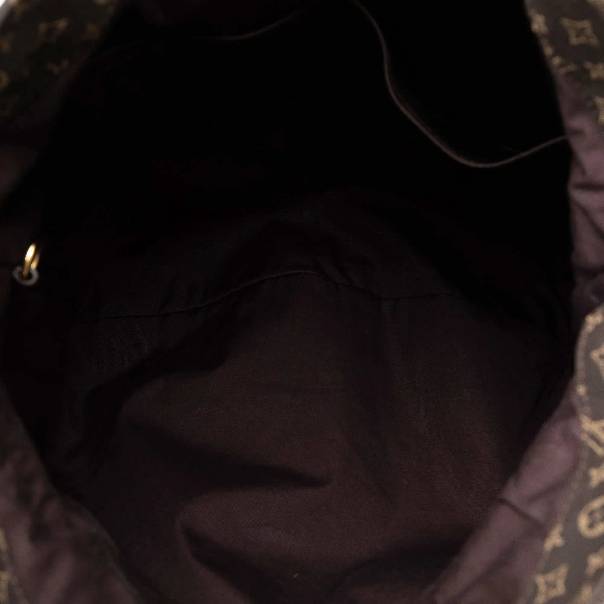 Brown Louis Vuitton Monogram Mini Lin Romance Hobo Bag