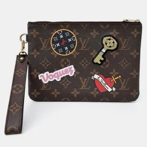 Brown Monogram Canvas City Pouch