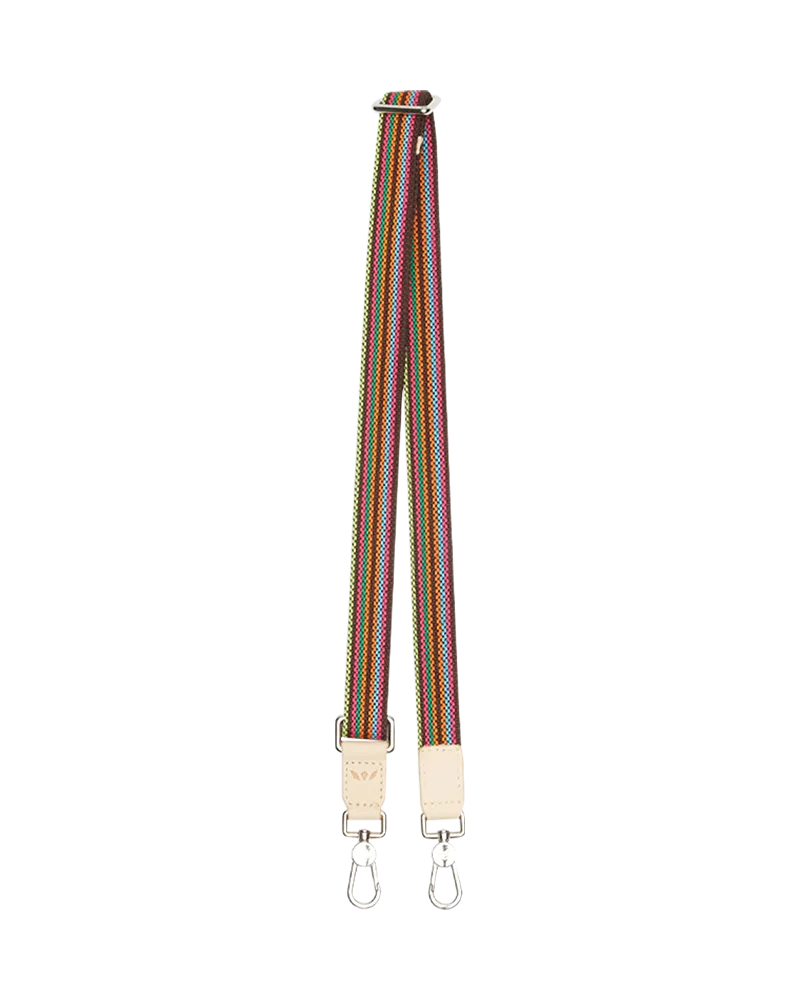 Brown Slim Webbing Crossbody Strap