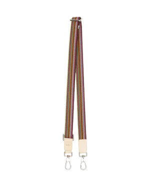 Brown Slim Webbing Crossbody Strap