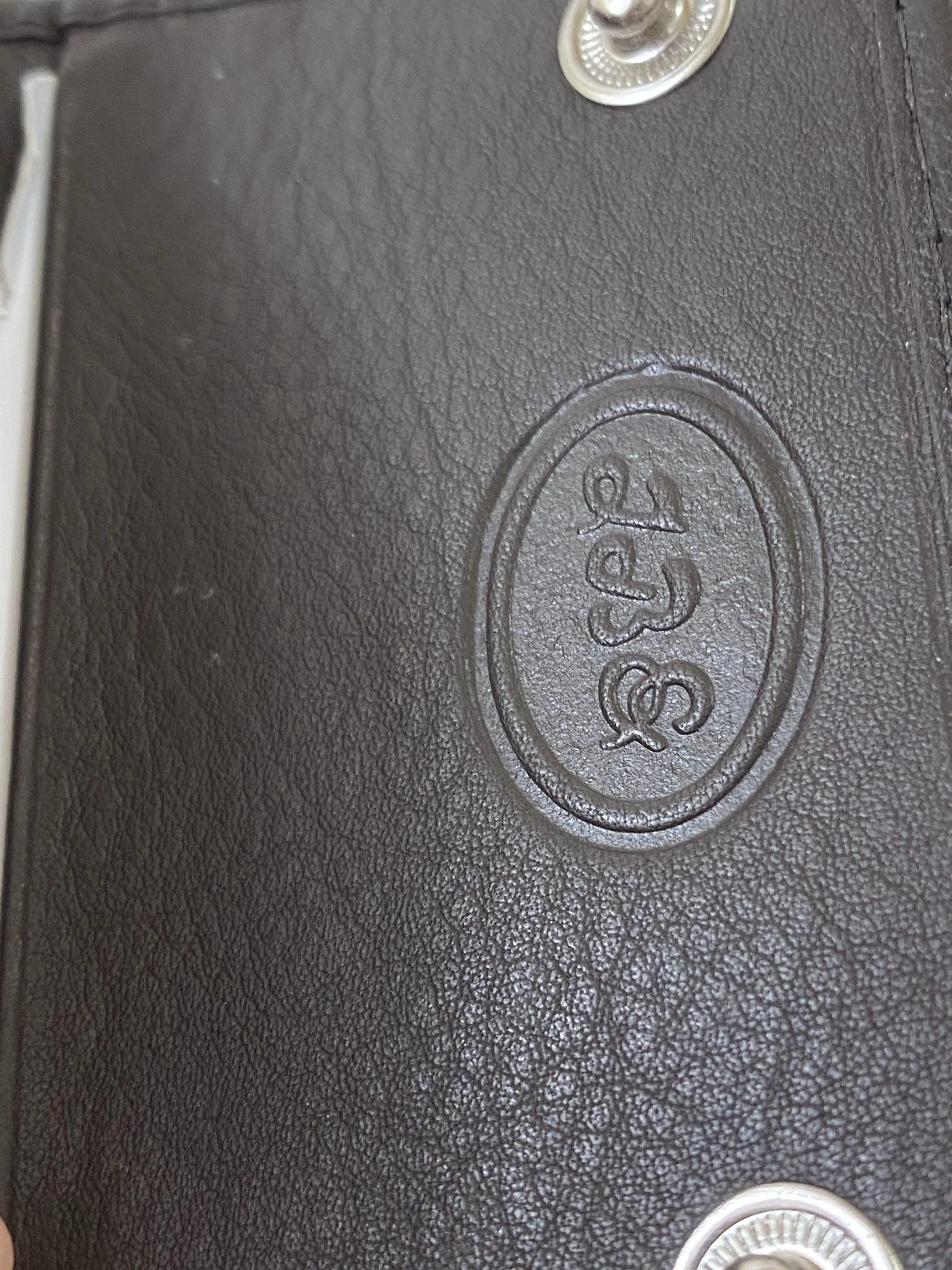 Brown Trifold Card Holder Featuring Key Holder made with Genuine Leather