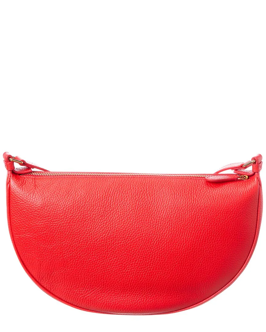 Burberry Half Moon Leather Hobo Bag